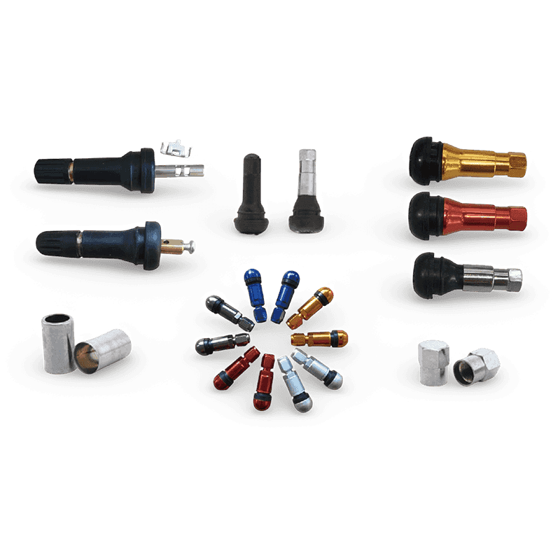 Kit de vástago de válvula para neumático sin tubo para rueda de automóvil
