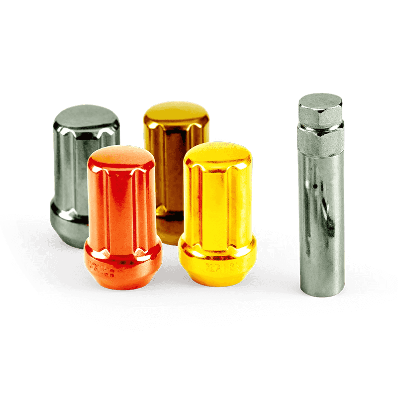Tuercas de extremo cerrado antirrobo multicolores WF-LS024
