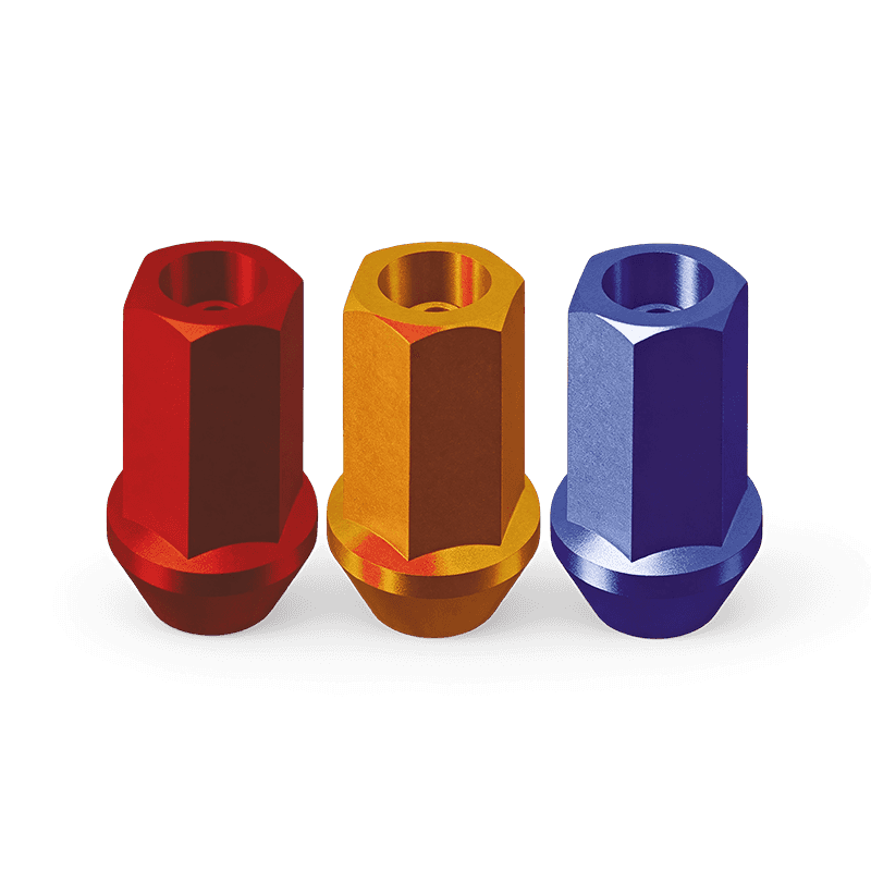 Tuercas de rueda de aluminio cónicas extendidas WF-N201