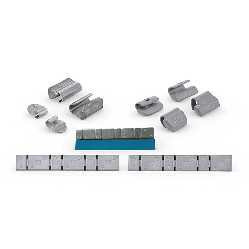 Pinzas de equilibrio de ruedas con clip de zinc ‑encendidas y adhesivas‑