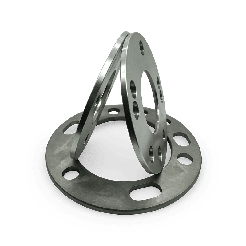 Calza espaciadora de rueda centrada en el cubo de aluminio